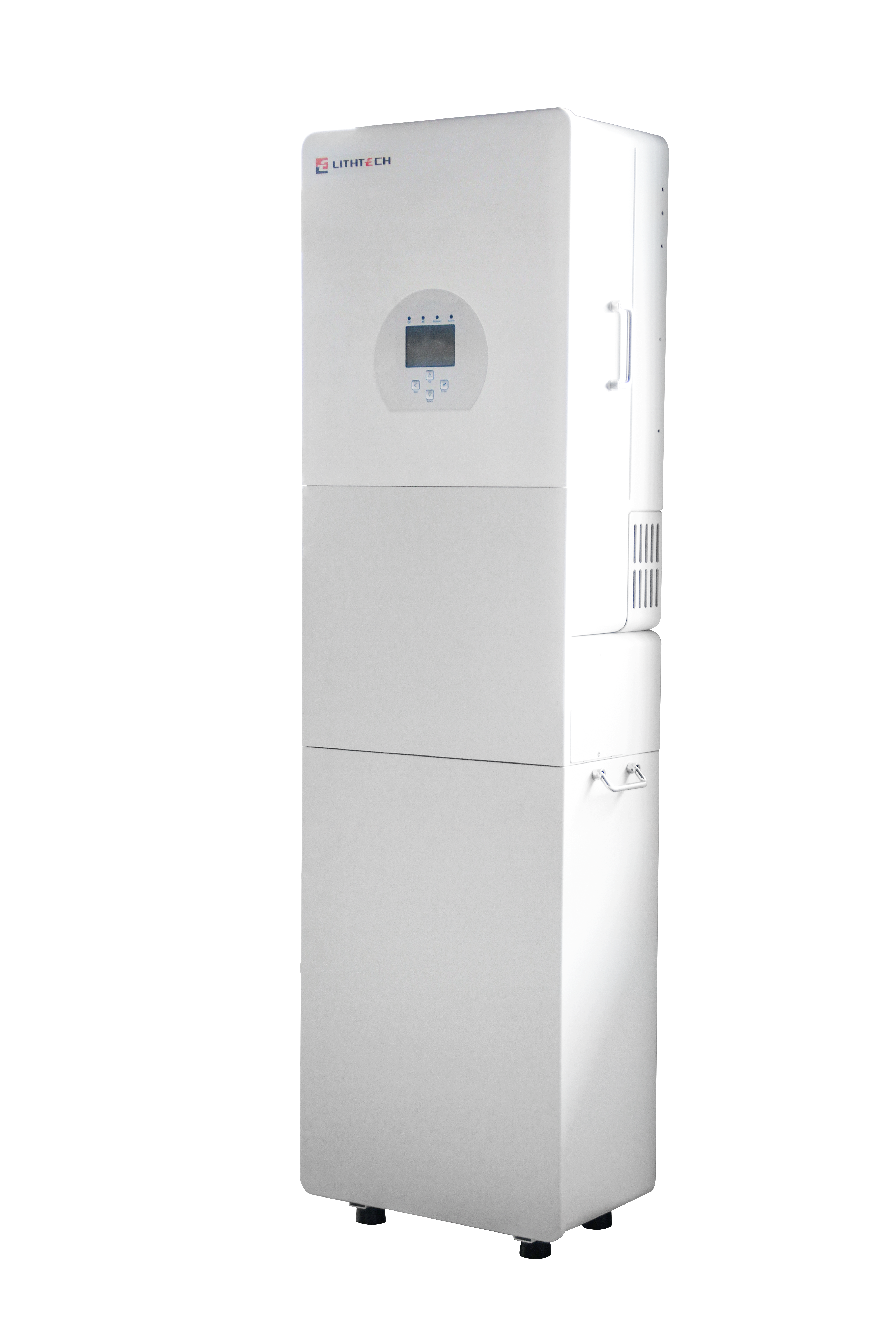 Lithtech TA6000 51,2 V 210 Ah LiFePo4 All-in-One-Wechselrichter eingebaut